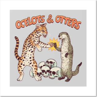 Ocelots & Otters Posters and Art